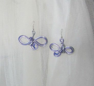 Boucles fil aluminium