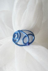 Bague perle pierre